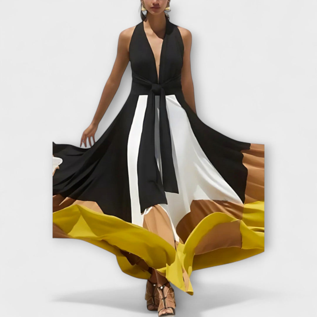 Nava - Dlouhé šaty s odhaleným zády