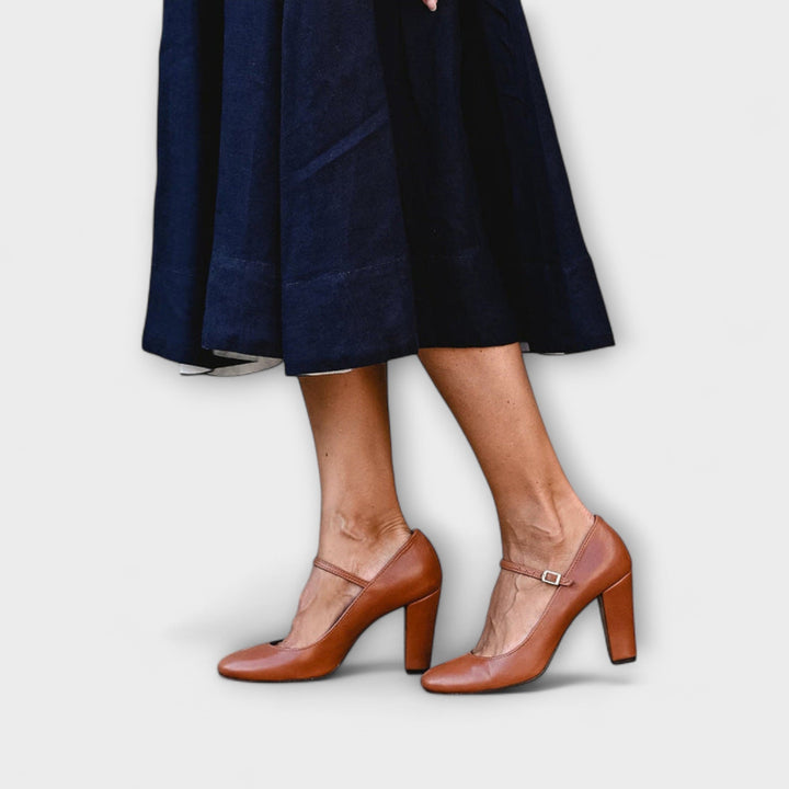 Magdaléna Elegantní Mary Jane Tenisky Luxusněpolstrované