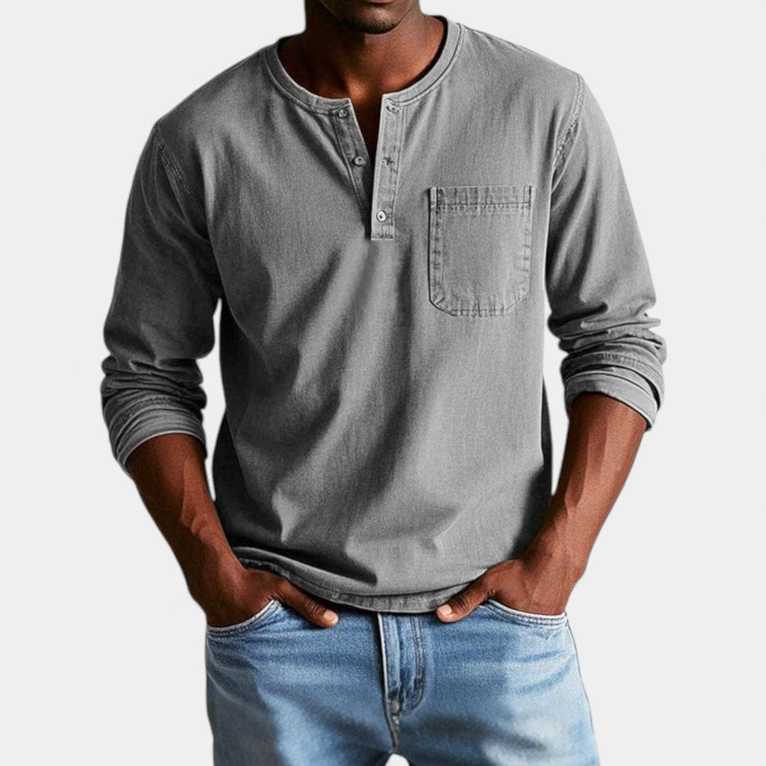 Frederik – Vintage Henley triko