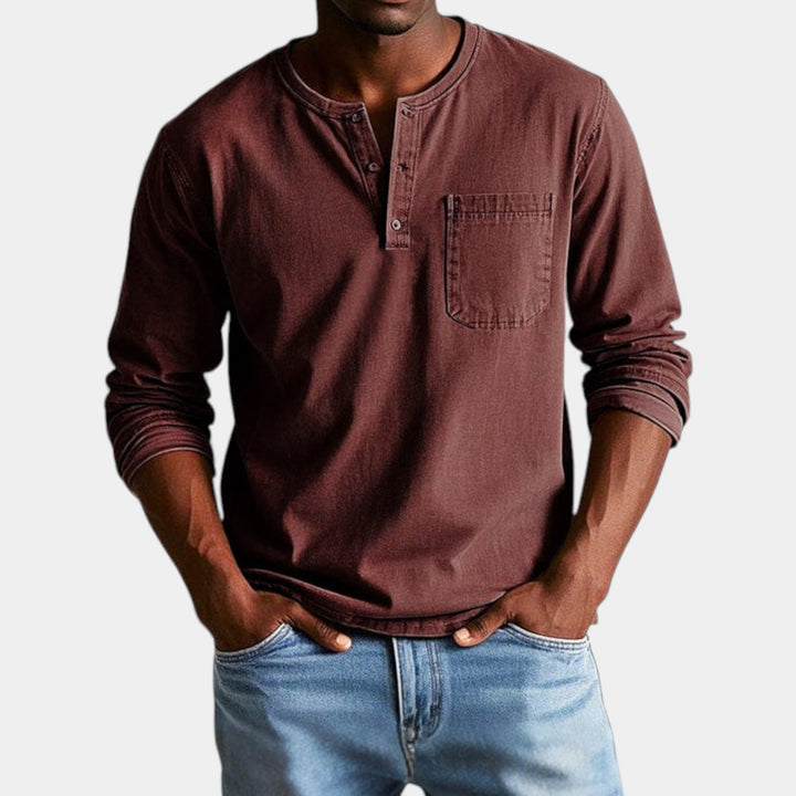 Frederik – Vintage Henley triko