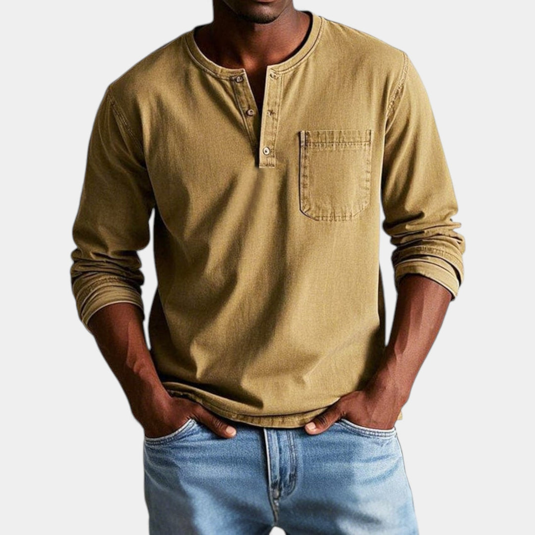 Frederik – Vintage Henley triko