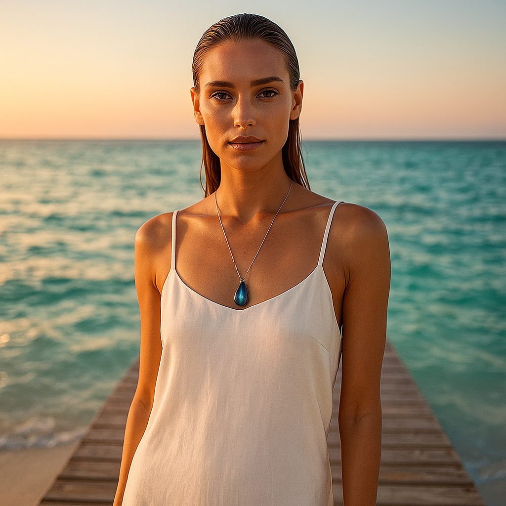 Laguna | Labradoritový náhrdelník