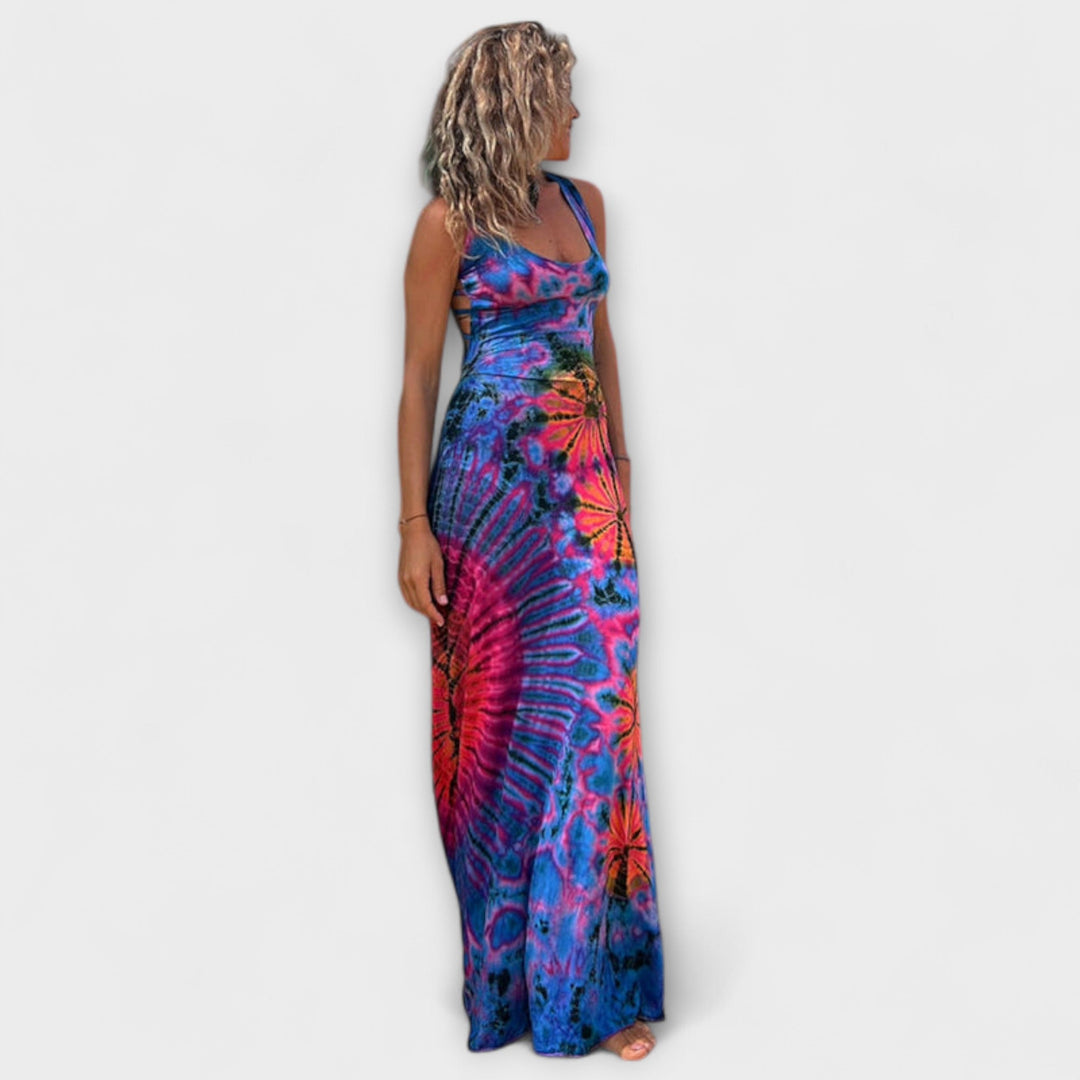 Ronja - La Bamba Tie-Dye Print Maxi Šaty