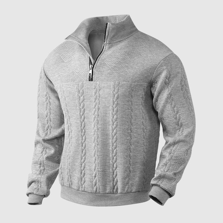 Libuše – Prémiový svetr se čtvrtinovým zipem