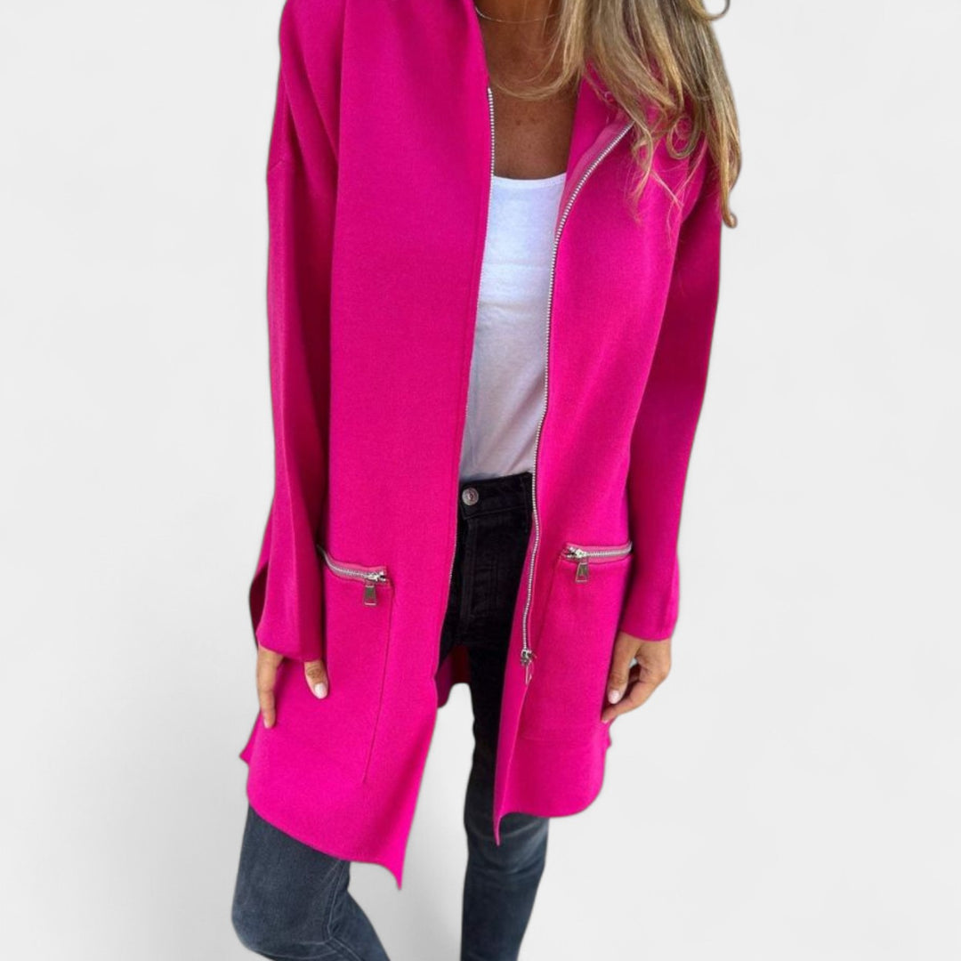 Tereza – Dámská mikinová bunda s kapucí