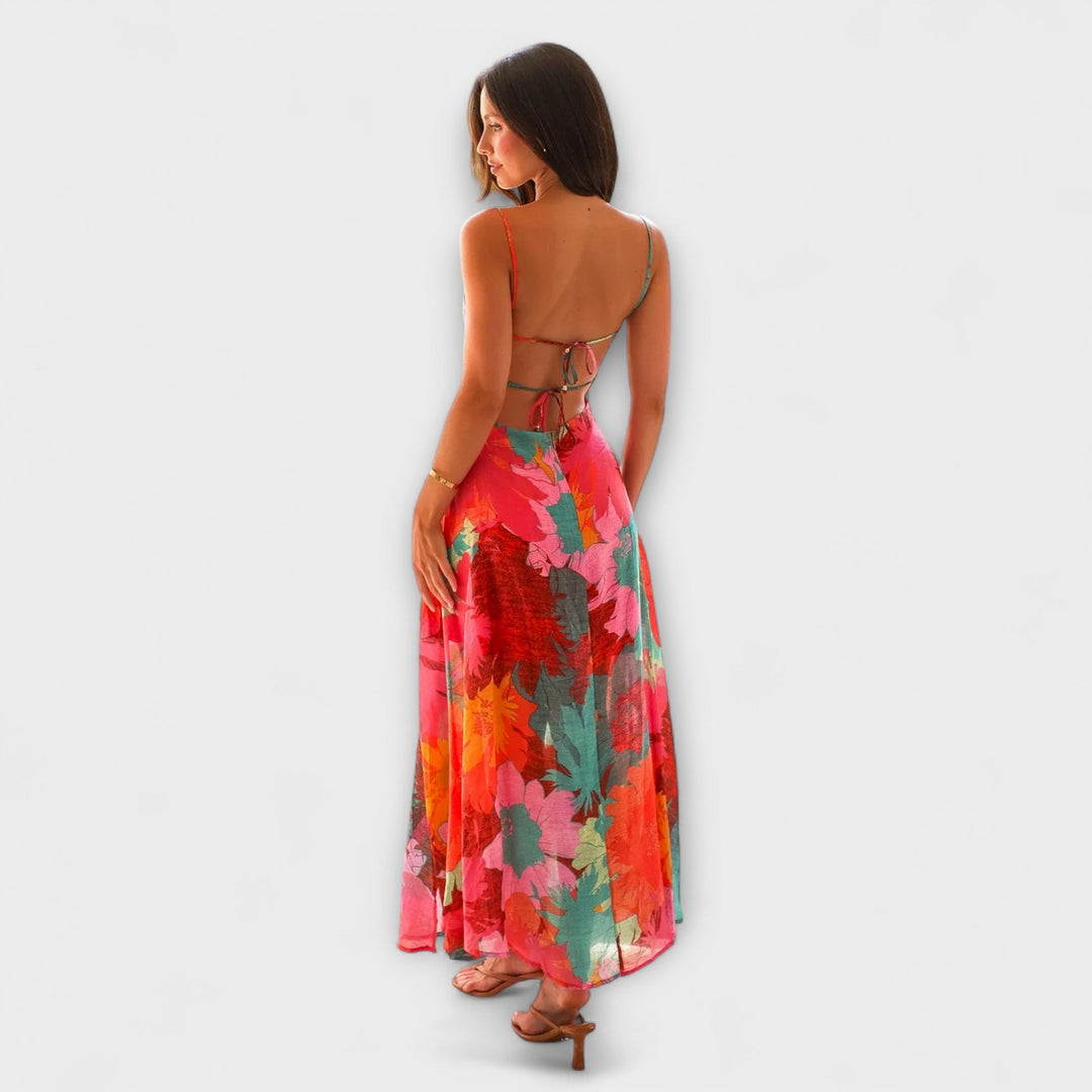 Audrey - Šaty s květinovým potiskem pro ženy - Stylové a přitažlivé