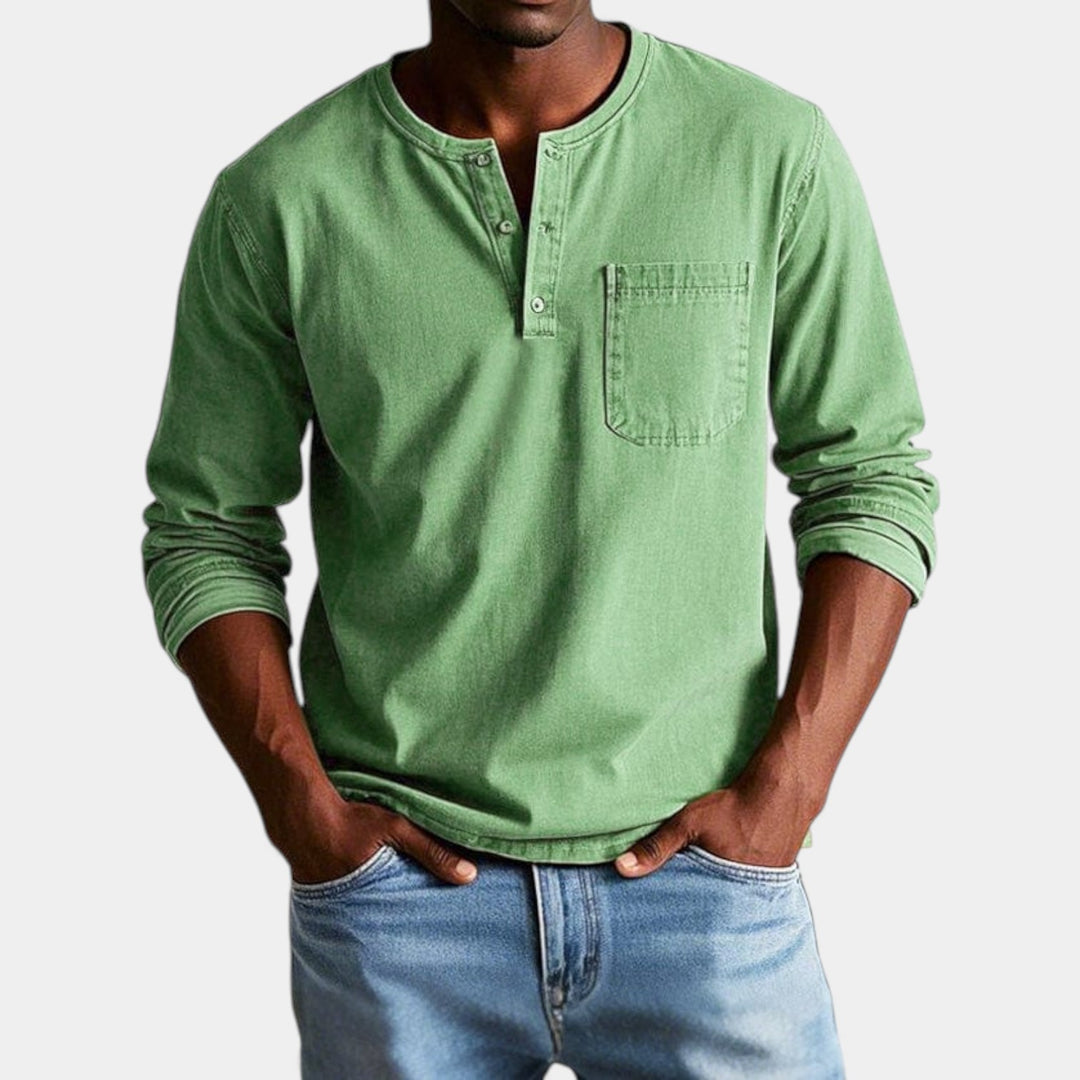 Frederik – Vintage Henley triko