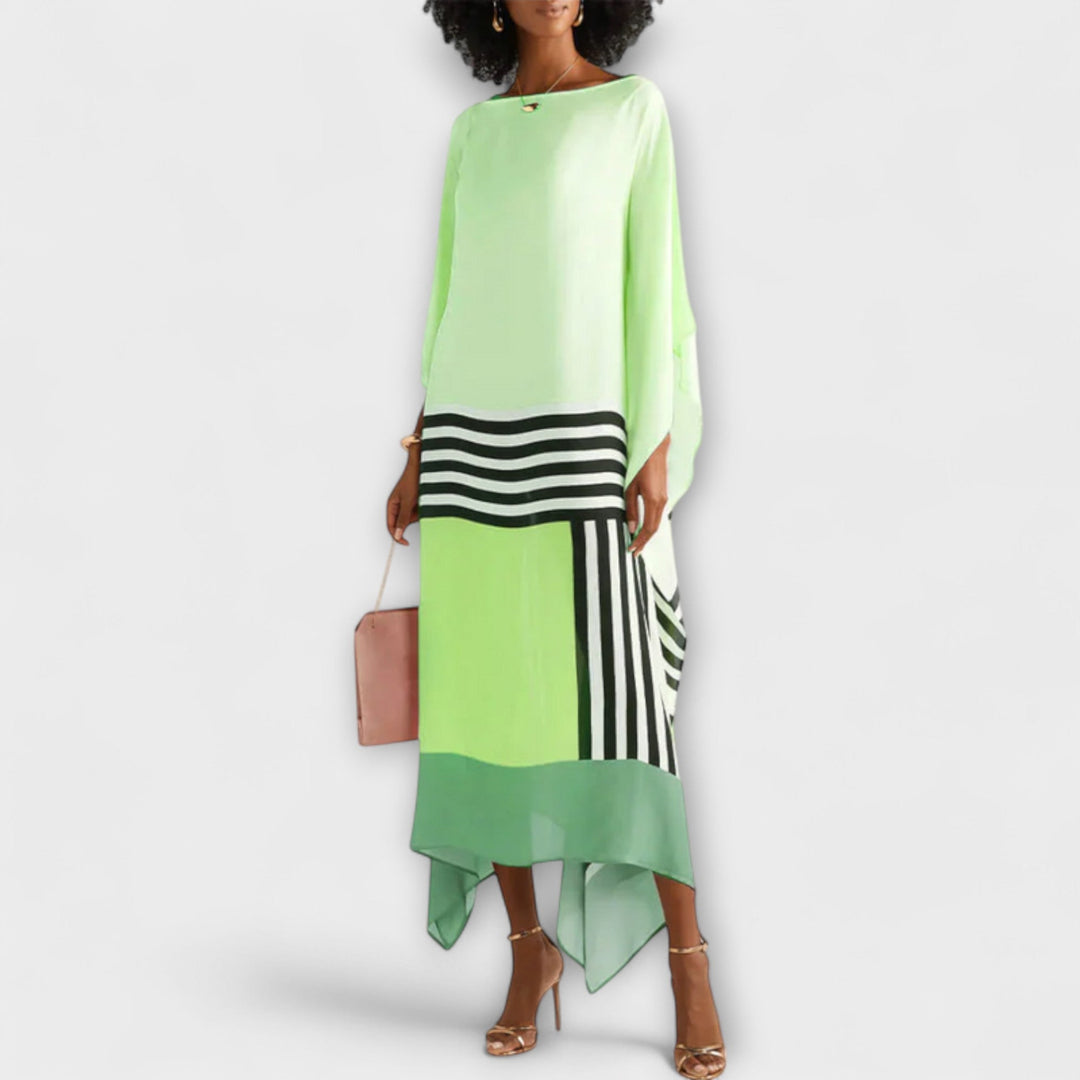 Elenora - Geometrický kaftan s volným střihem