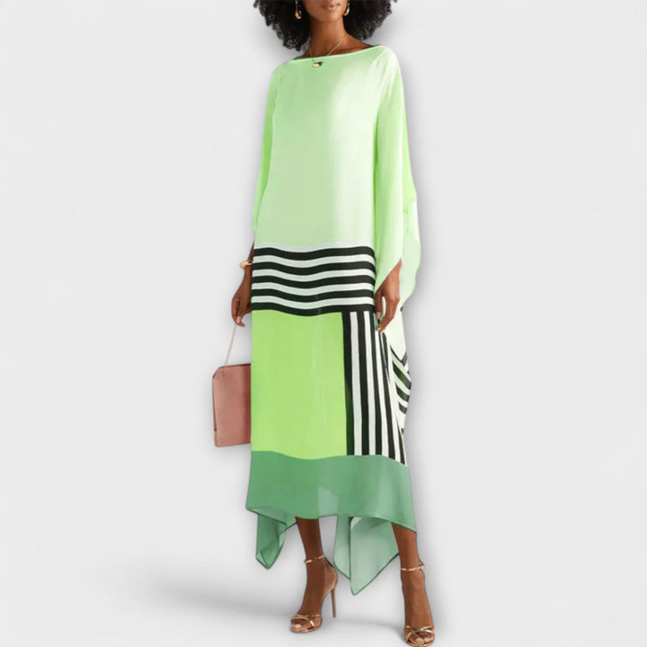 Elenora - Geometrický kaftan s volným střihem