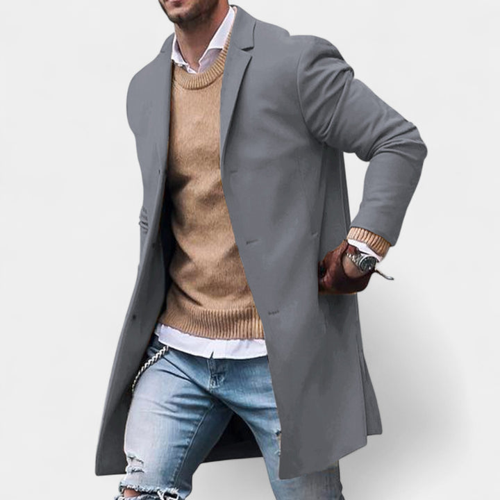 Daniel – Elegantní pánský kabát s klopou
