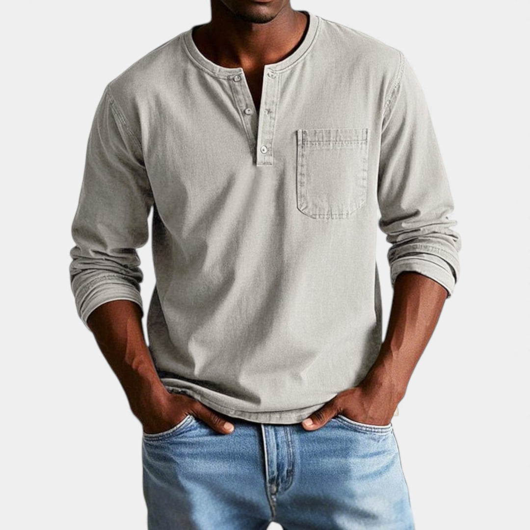 Frederik – Vintage Henley triko