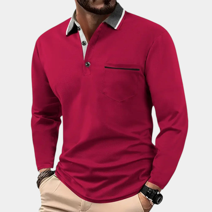 Adam – Klasické dlouhé polo tričko