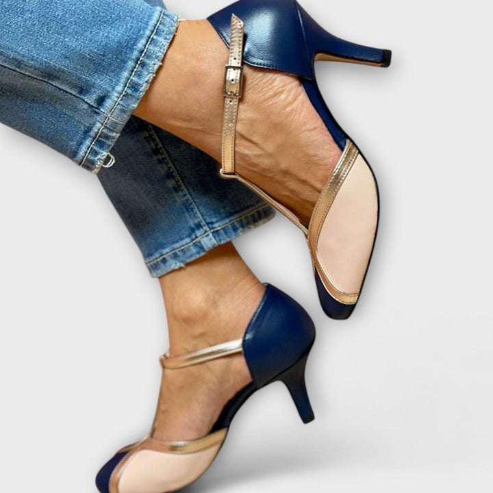 Magdaléna Sofistikovaná Zapatos TStrap Vintage Klasika