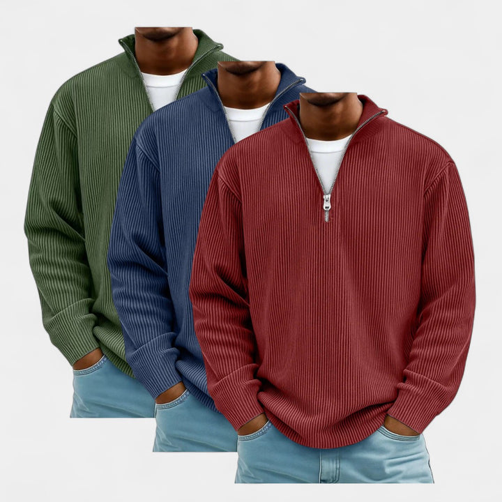 Martin – Trio stylových svetrů se zipem