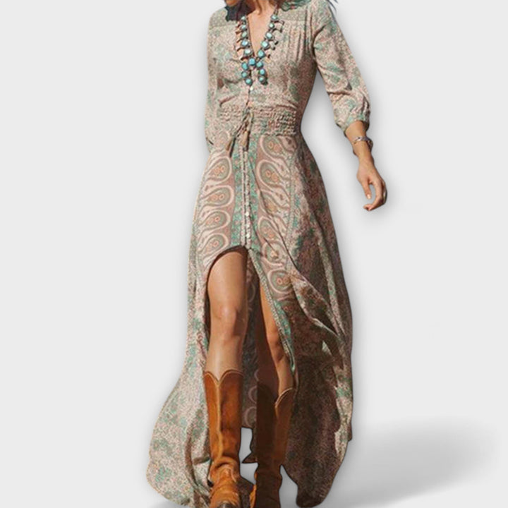 Pohodlné Boho Maxi Šaty