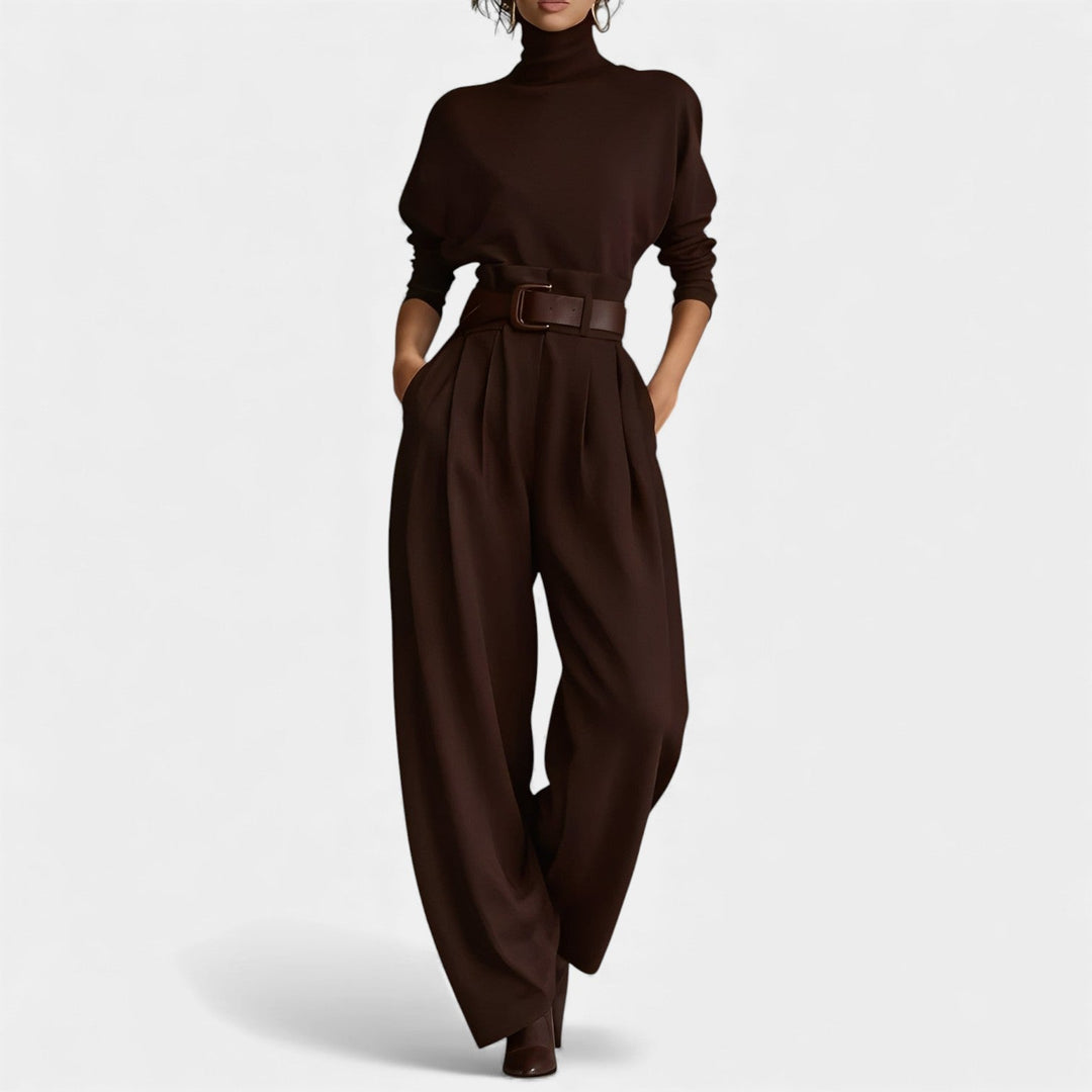 Maria – Sada s rolákem a rovnými kalhotami