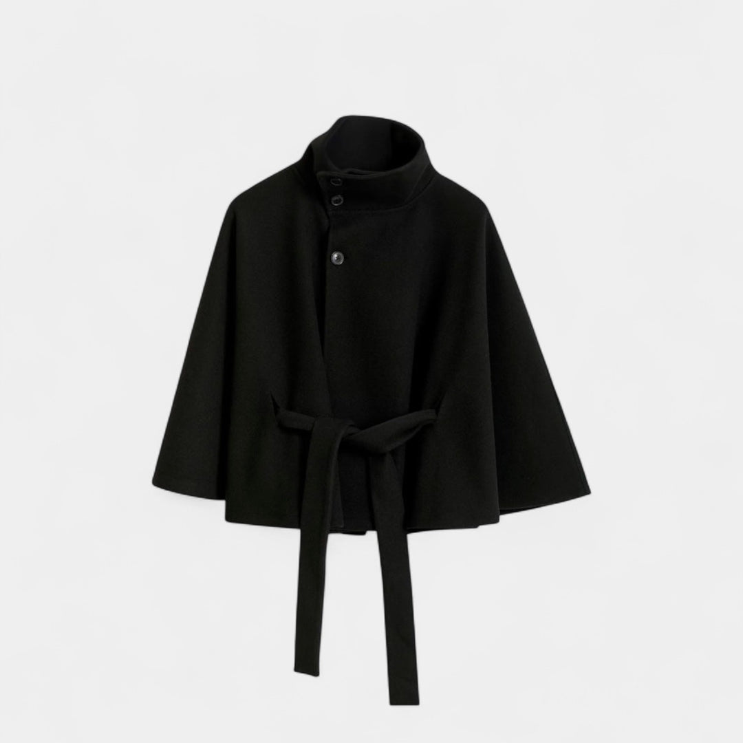 Ivanna – Elegantní dámský kabát s vysokým límcem