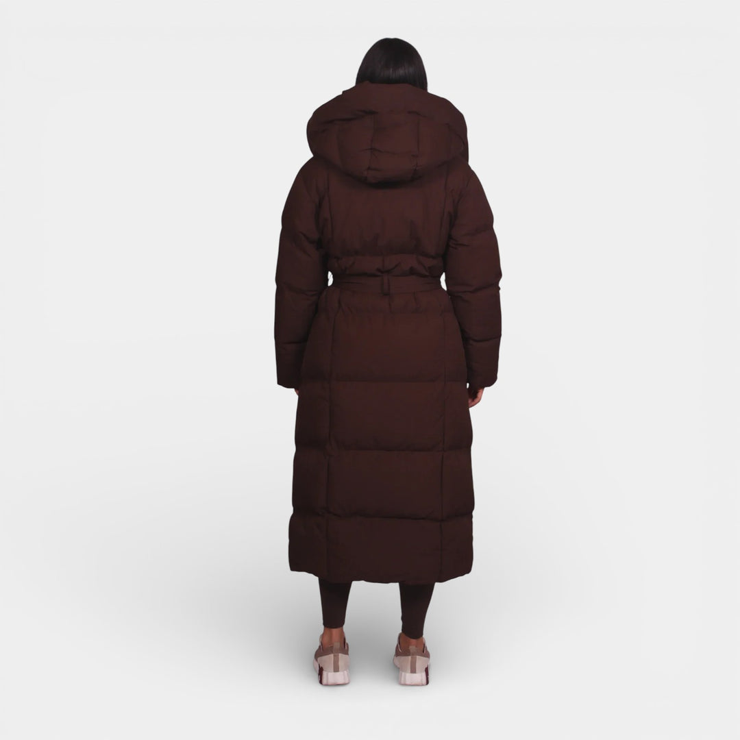 Carmen – Dlouhý zimní kabát s páskem