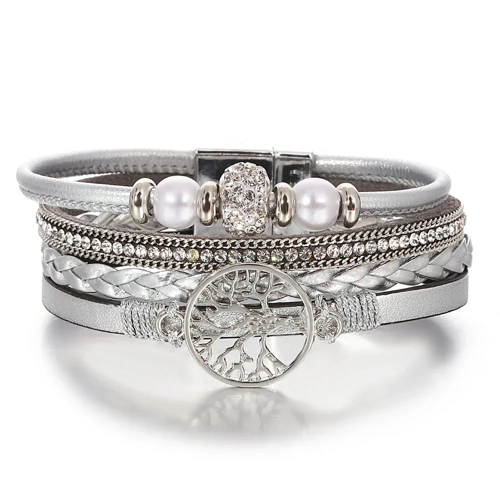 Náramek s kamínky Stromu života