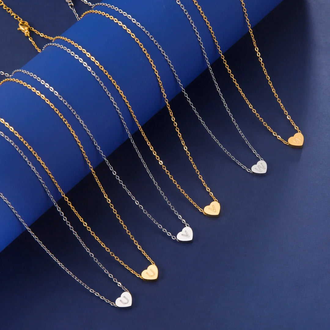 Náhrdelník s iniciály Timeless Heart