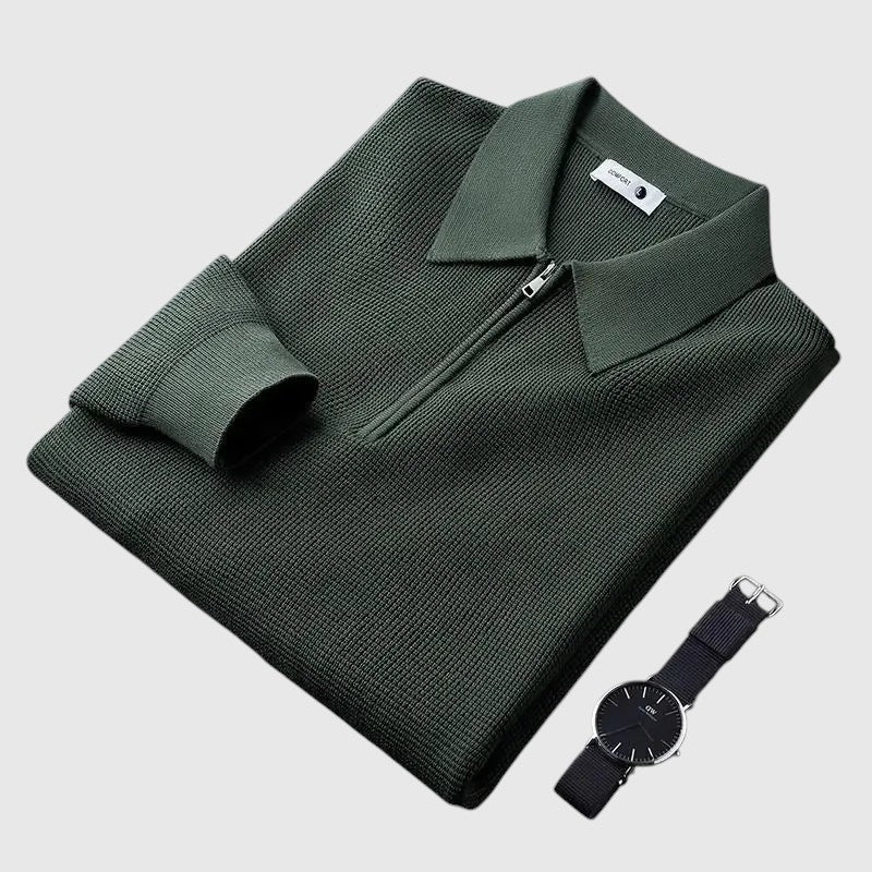 Libuše- Elegantní pánská mikina se zipem