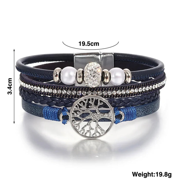 Náramek s kamínky Stromu života