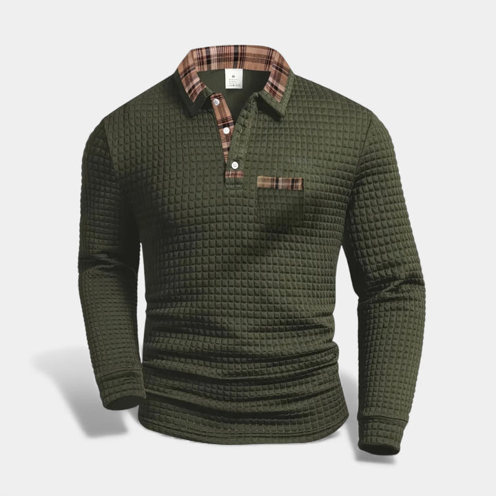 Petr – Pruhované polo s dlouhým rukávem