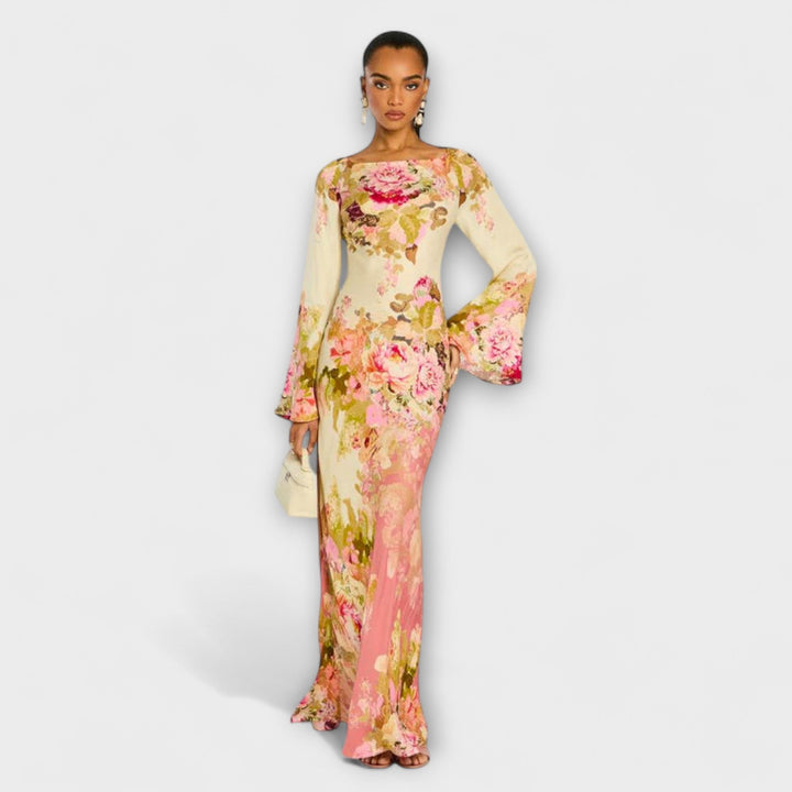 Kelly - Maxi šaty na zahradní párty