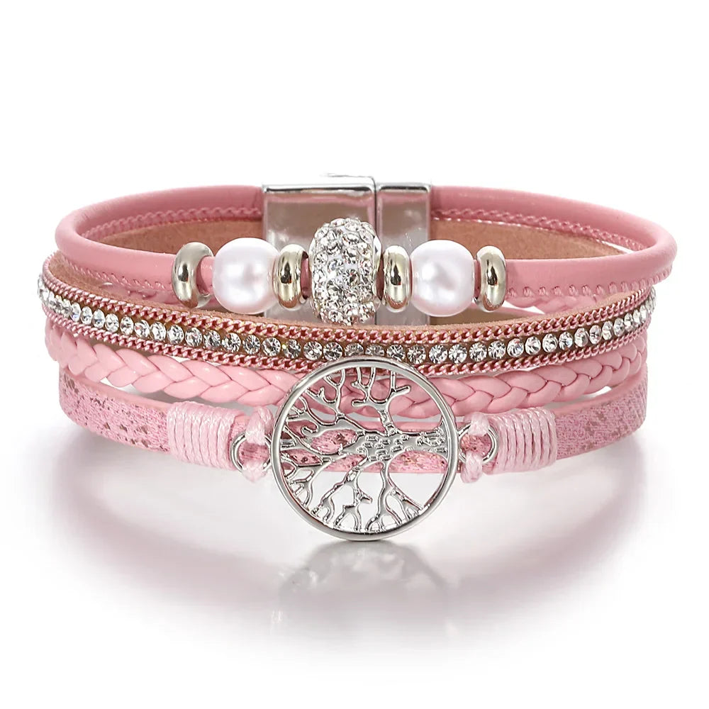 Náramek s kamínky Stromu života