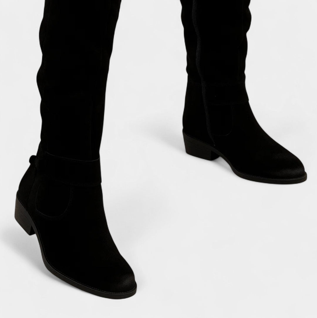 BelleVie – Elegantní semišové kozačky