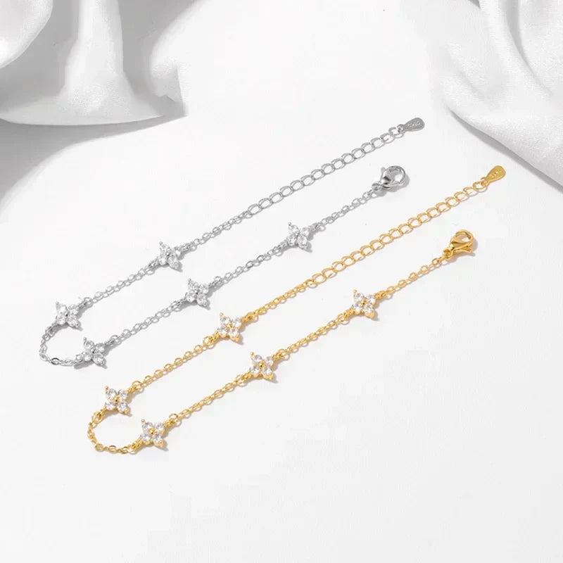 Náhrdelník s motýlkem z krystalů