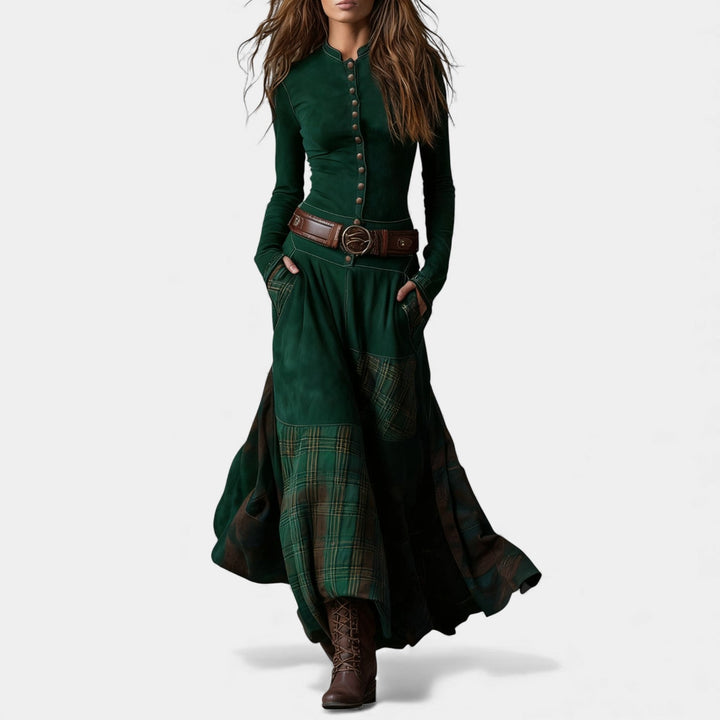 Helena – Vintage maxi šaty