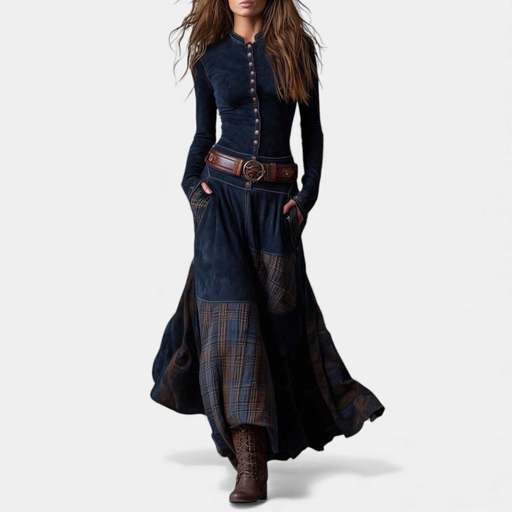 Helena – Vintage maxi šaty