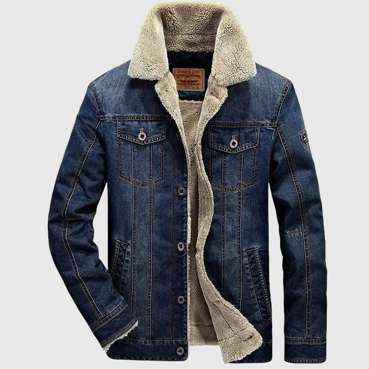 Bohumil - Džínová bunda s vnitřní podšívkou