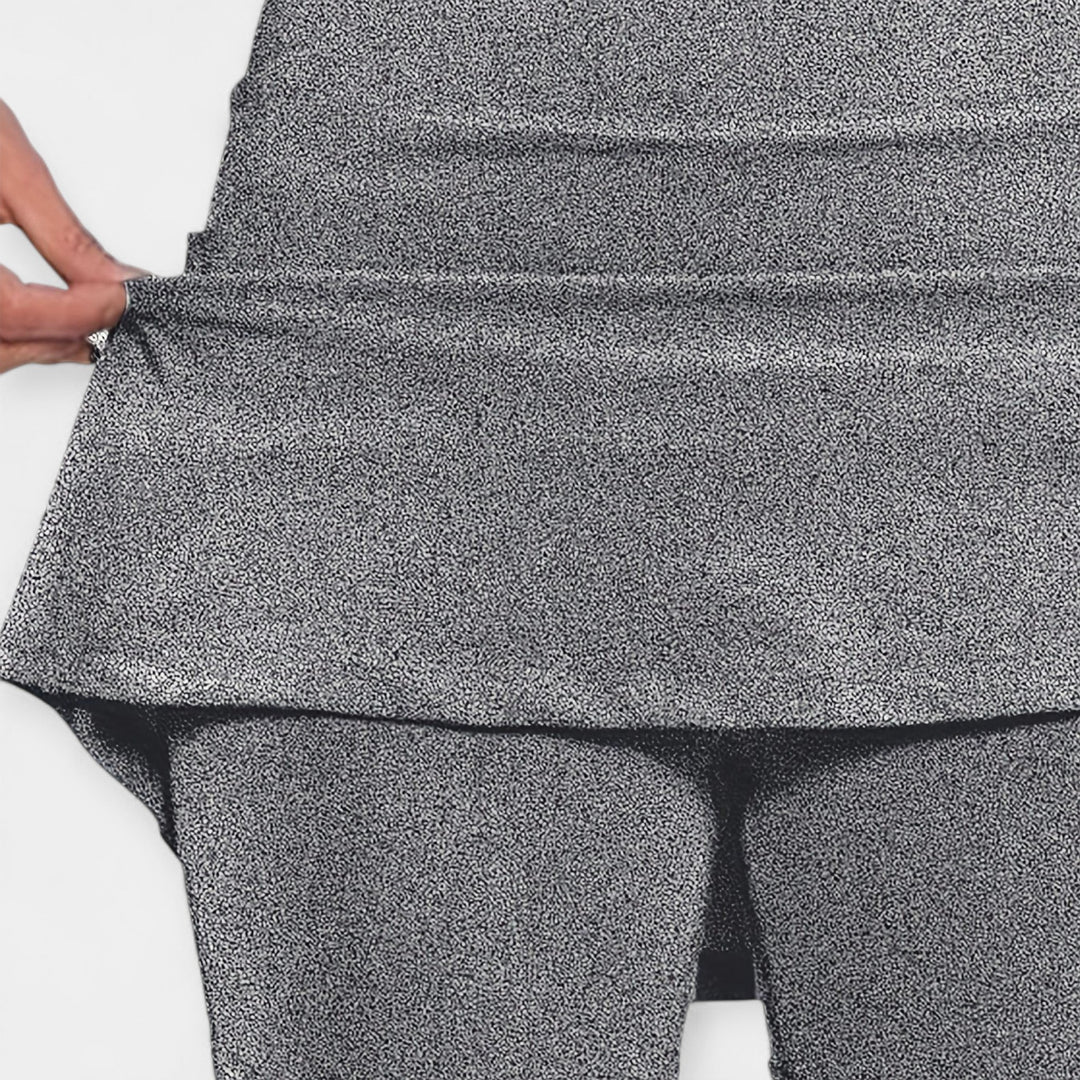 Vysoký pas kraťasy s sukní