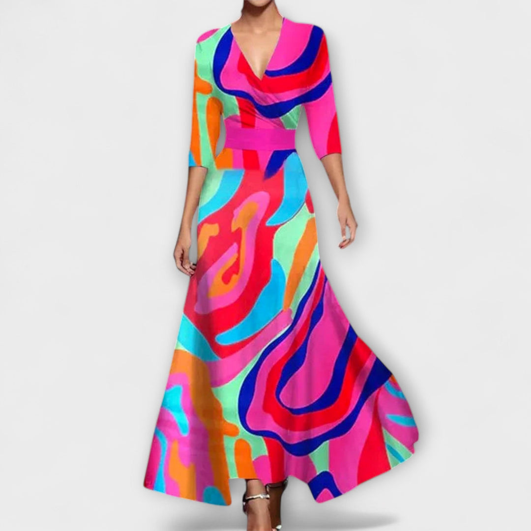 Alma - Elegantní design šatů s rukávy