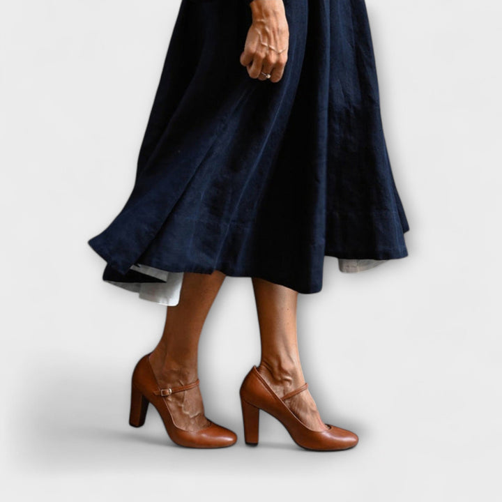 Magdaléna Elegantní Mary Jane Tenisky Luxusněpolstrované