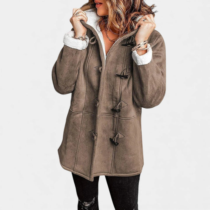 Andrea – Lehký zimní kabát s kapucí