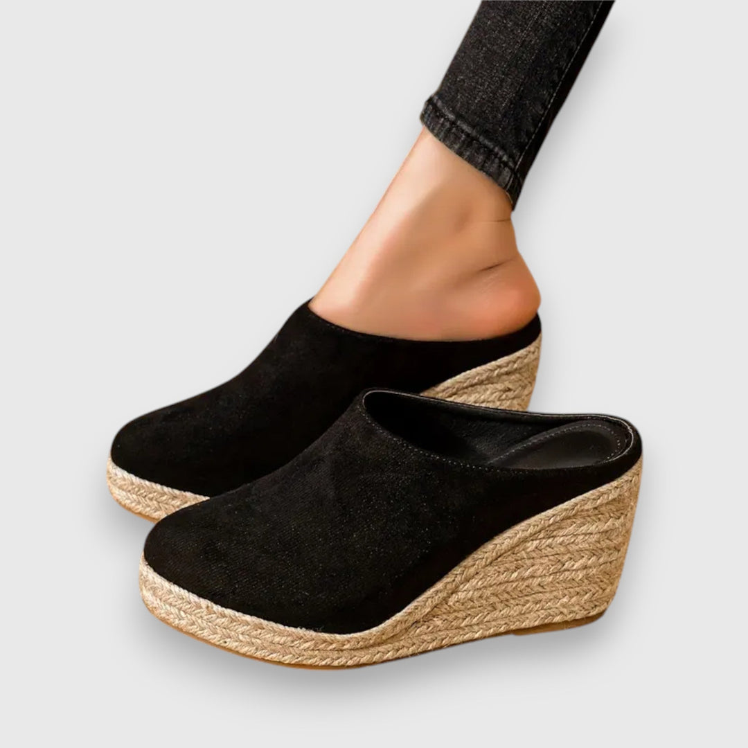 Sienna – Espadrilky na klínovém podpatku