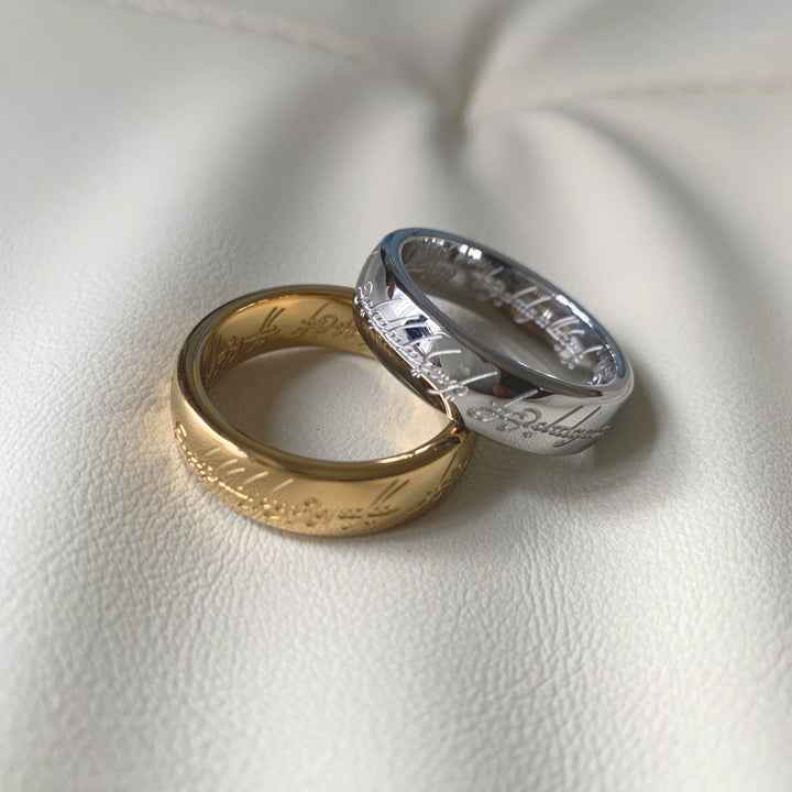 Zlatý pozlacený prsten