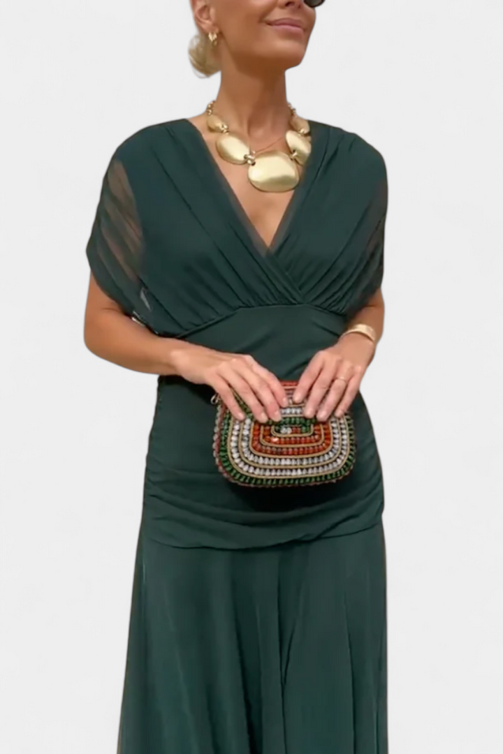 Eryzziah – Elegantní šaty s květinovým potiskem