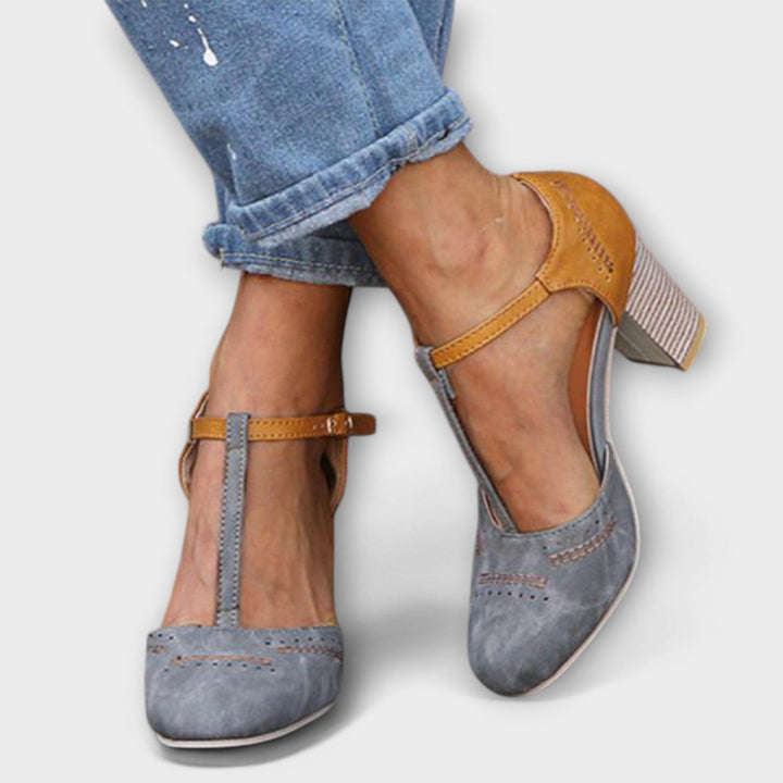 Aurora - Stylové ortopedické vysoké podpatky