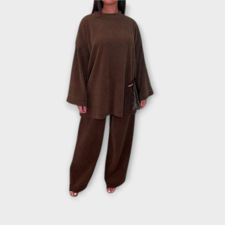 Ingrid - Set pro plnoštíhlé - Žebrovaný styl